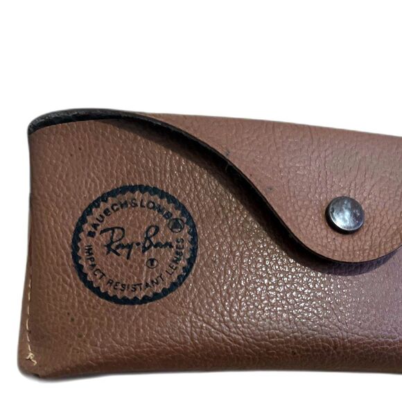 VTG B&L USA Ray-Ban Gold Aviator 58mm + OG Bausch & Lomb Case G15 Glass Lenses - Picture 3 of 9